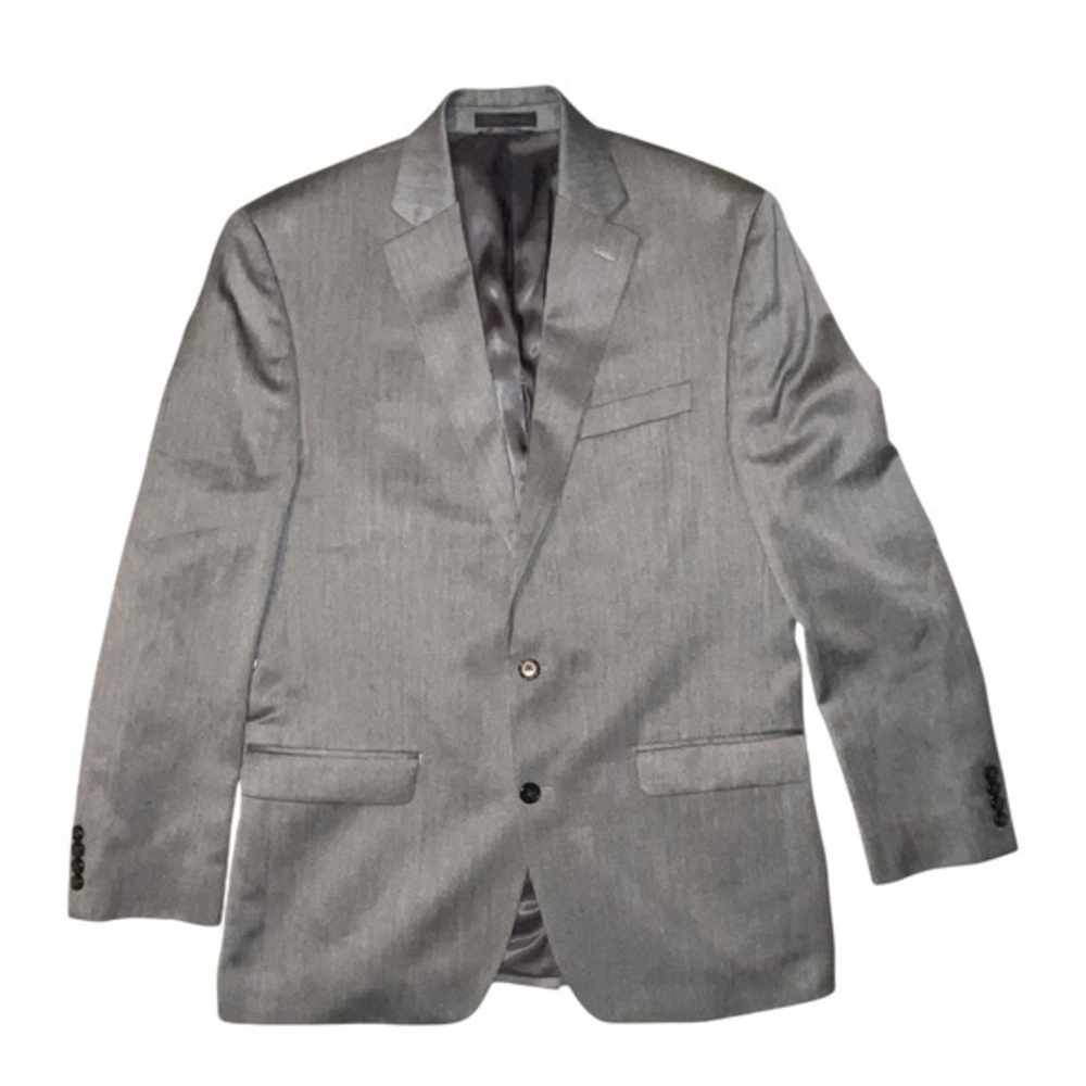Lauren Ralph Lauren Grey Blazer Suit Jacket Macy’s Men’s Store Size 42L